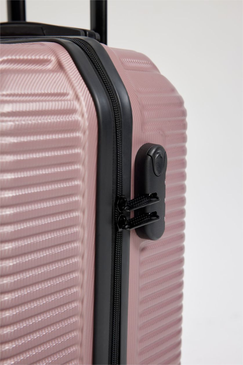 Kadın Rose Orta Unisex Orta Boy Çek Çekli Sert Kapaklı Valiz