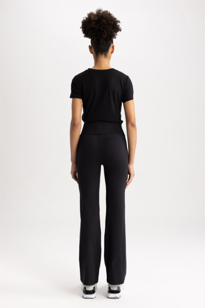 نساء أسود بنطلون شارلستون يوجا