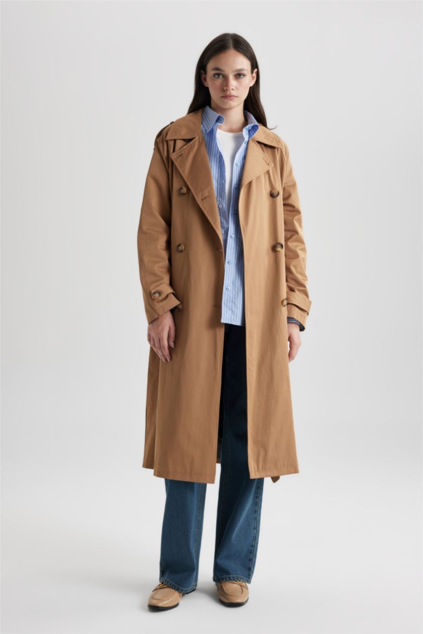 حريمي كامل ترانش كوت بقصة عادية وتر بروف