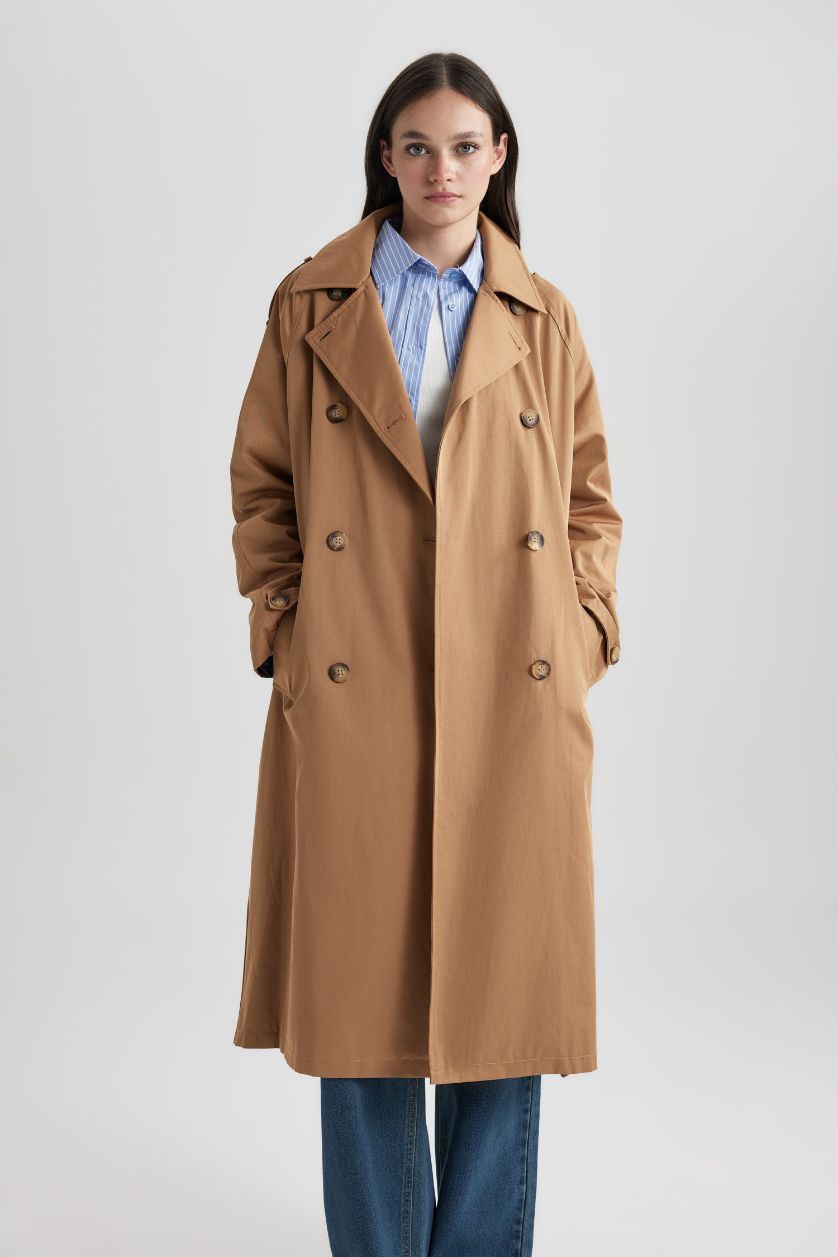 حريمي كامل ترانش كوت بقصة عادية وتر بروف