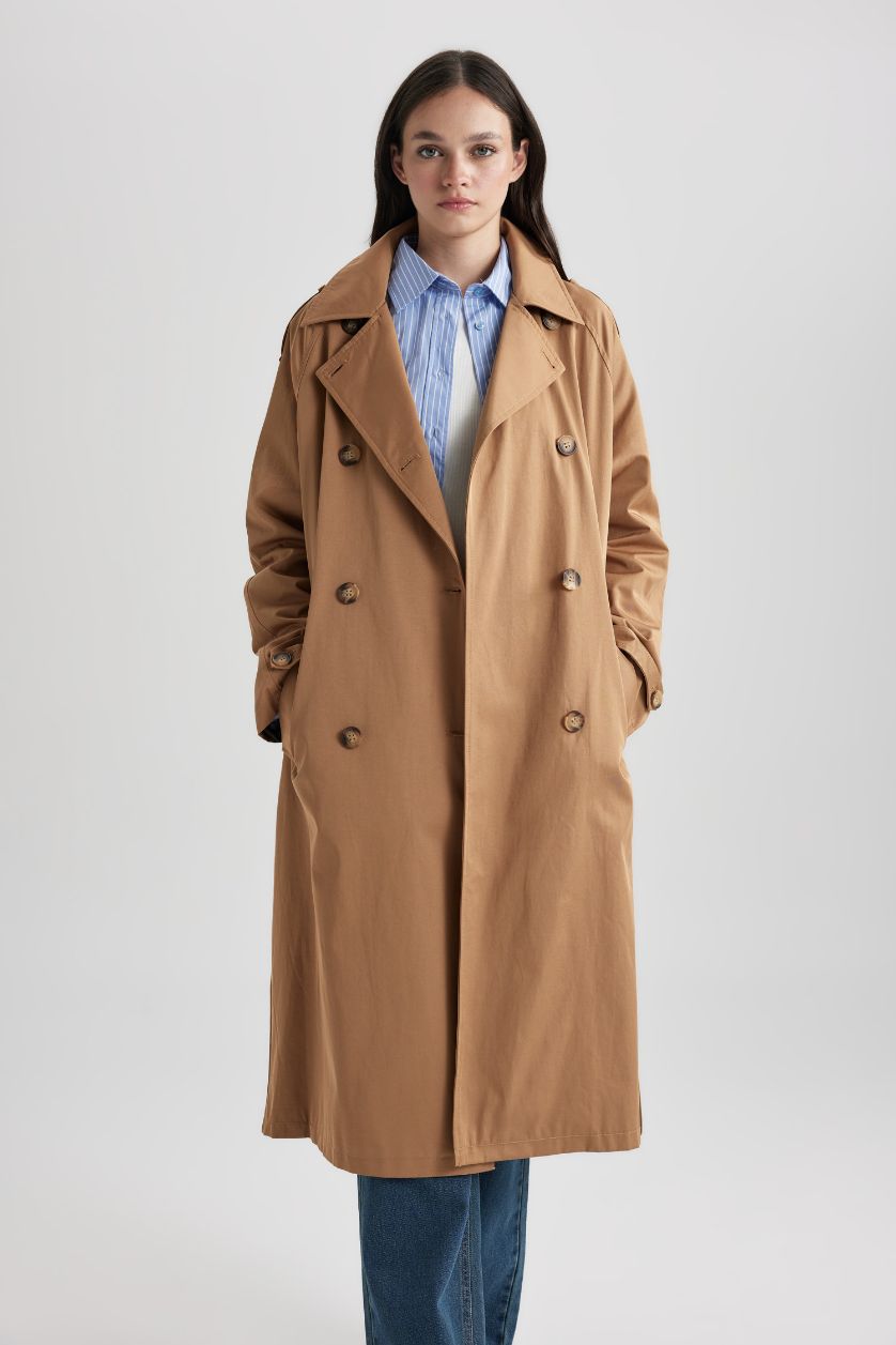 حريمي كامل ترانش كوت بقصة عادية وتر بروف