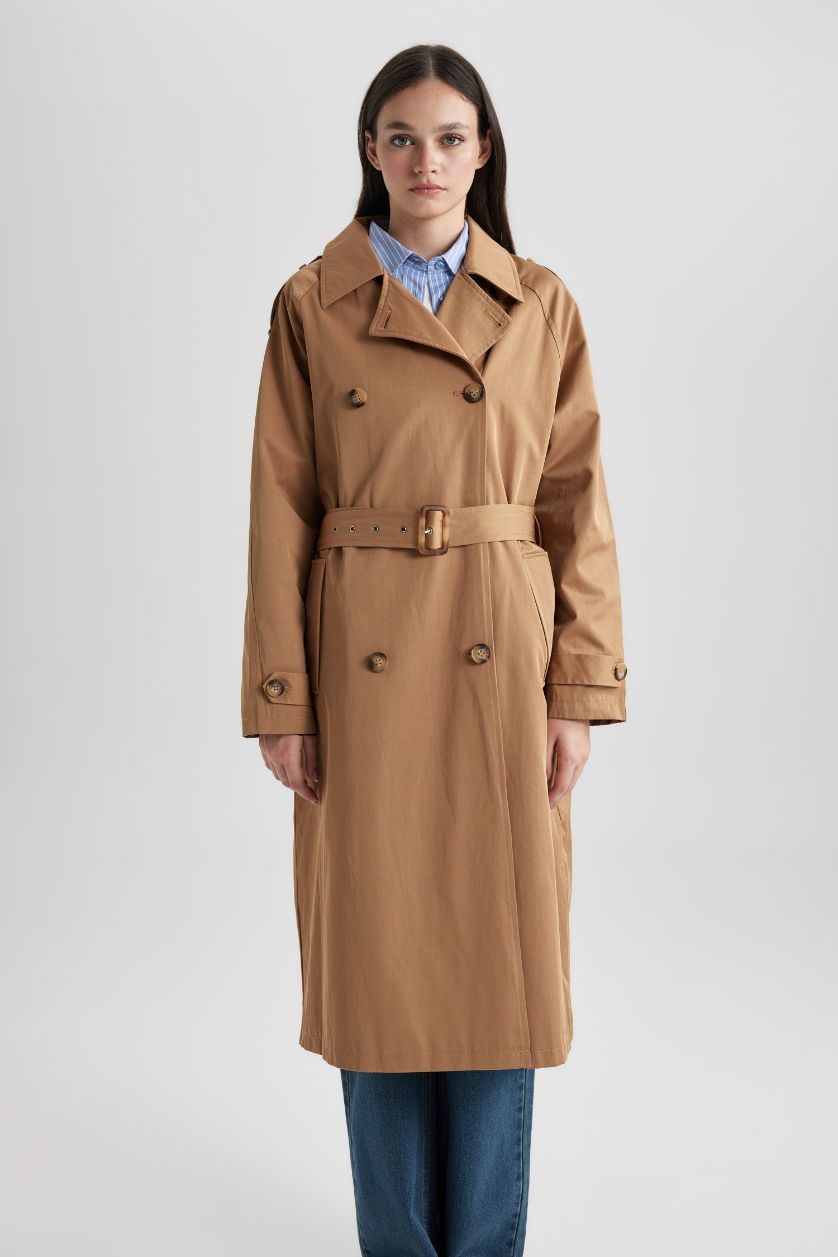 حريمي كامل ترانش كوت بقصة عادية وتر بروف