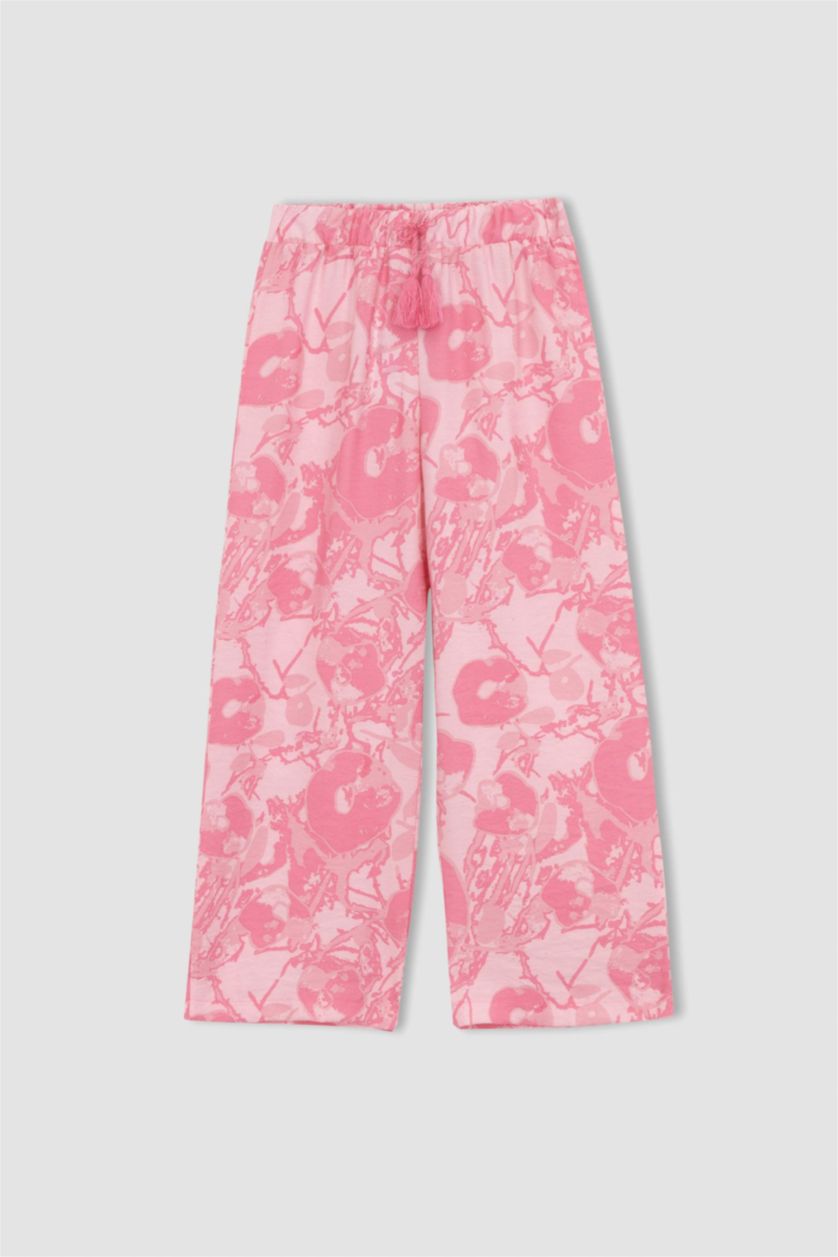 GIRLS & TEENS Pink Girl Palazzo Wide Leg Trousers