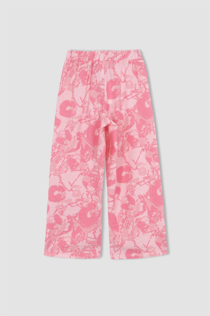 GIRLS & TEENS Pink Girl Palazzo Wide Leg Trousers