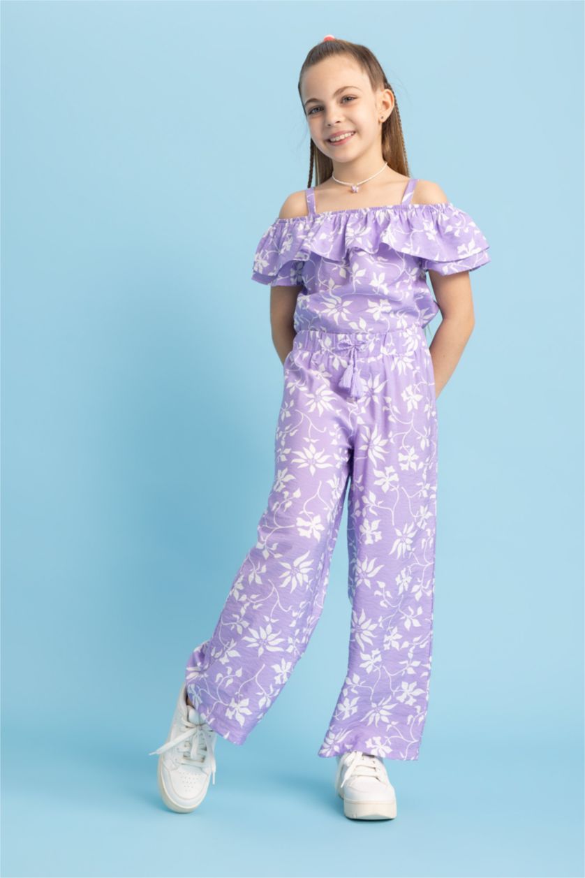 GIRLS & TEENS Lilac Girl Palazzo Wide Leg Pants