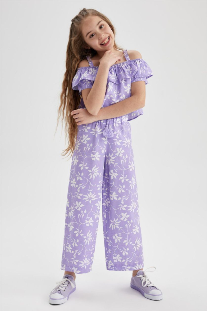 GIRLS & TEENS Lilac Girl Palazzo Wide Leg Pants
