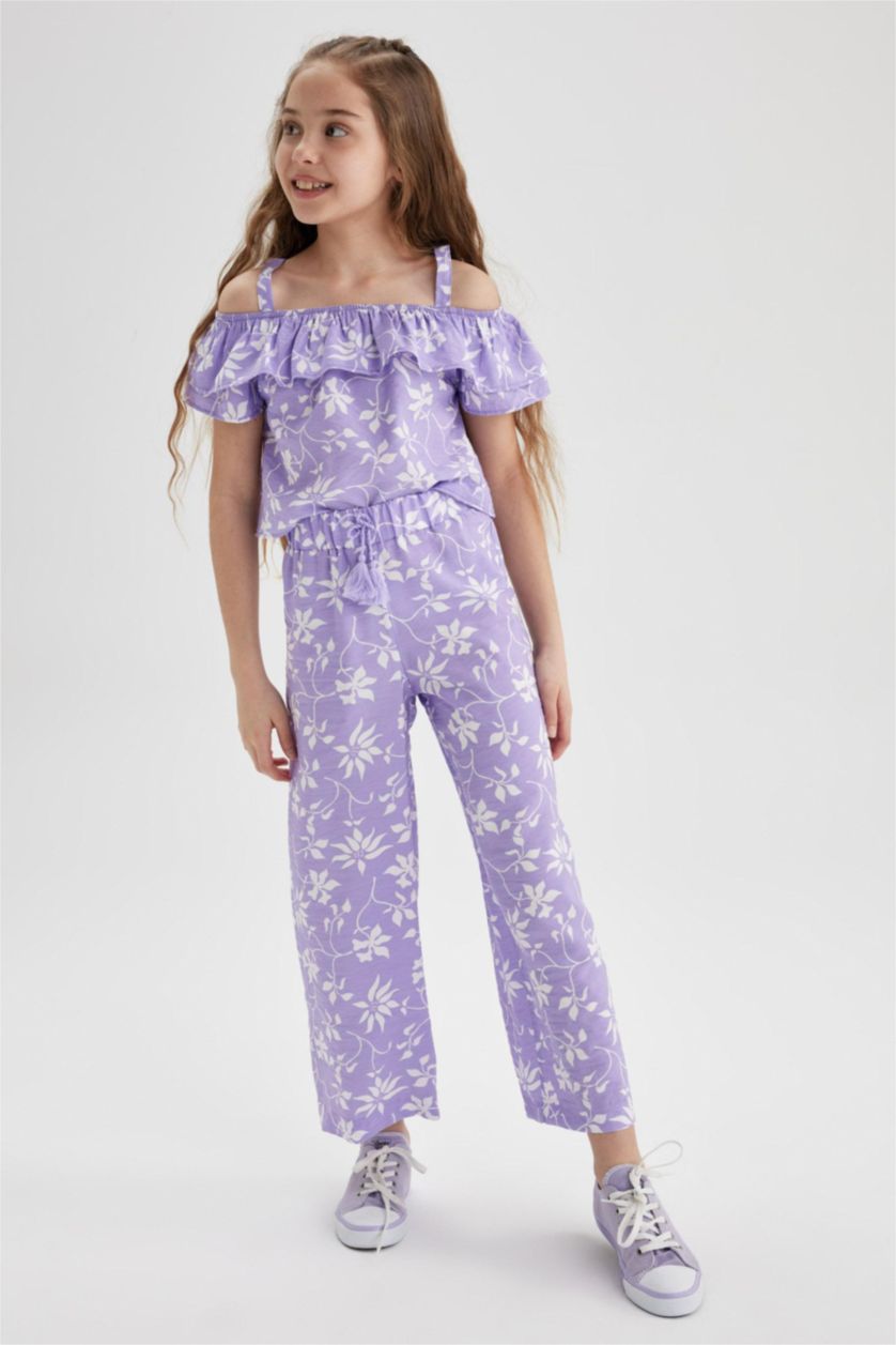 GIRLS & TEENS Lilac Girl Palazzo Wide Leg Pants