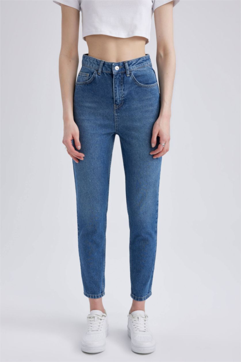 WOMAN Light Blue Mom Fit Jeans