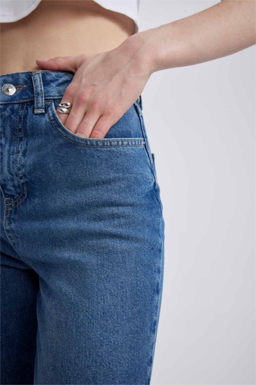 WOMAN Light Blue Mom Fit Jeans