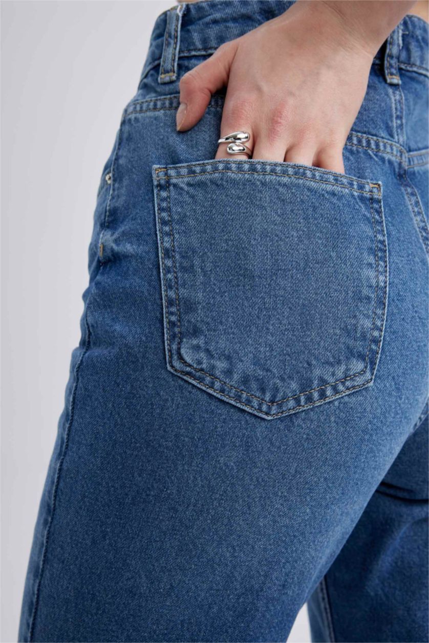 WOMAN Light Blue Mom Fit Jeans