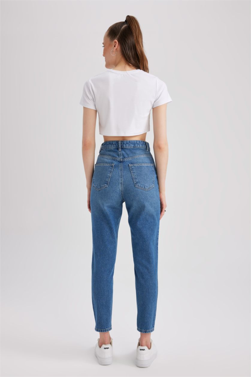 WOMAN Light Blue Mom Fit Jeans