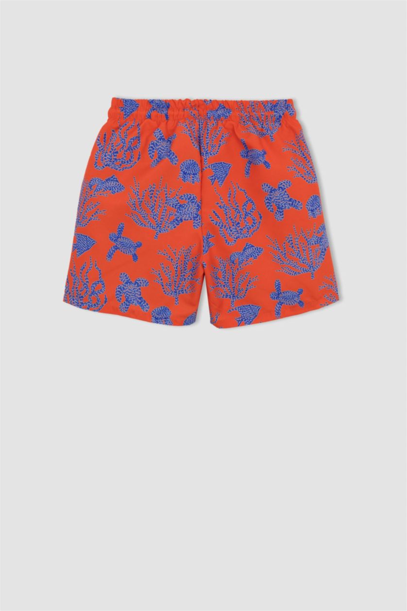 BOYS & TEENS Red Boys Beach Shorts