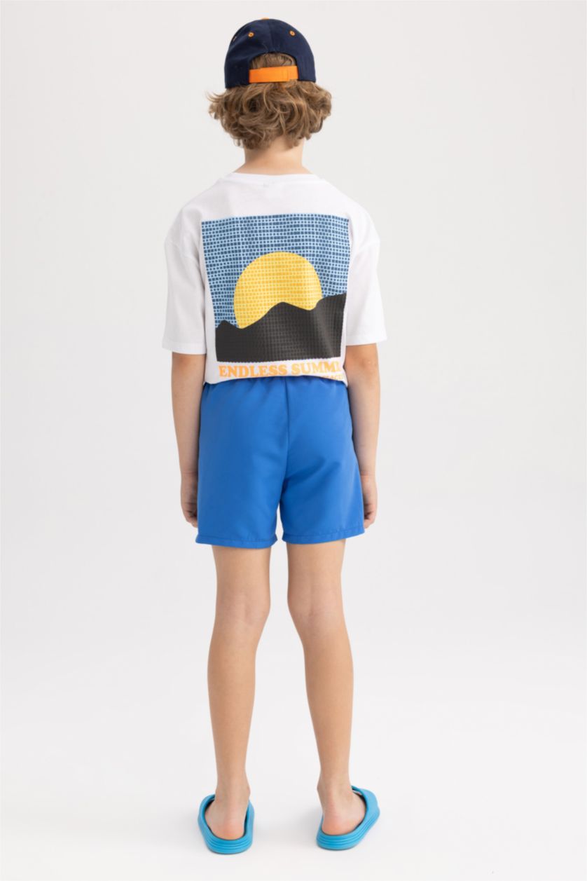 BOYS & TEENS Indigo Boy Water-Changing Swimming Shorts