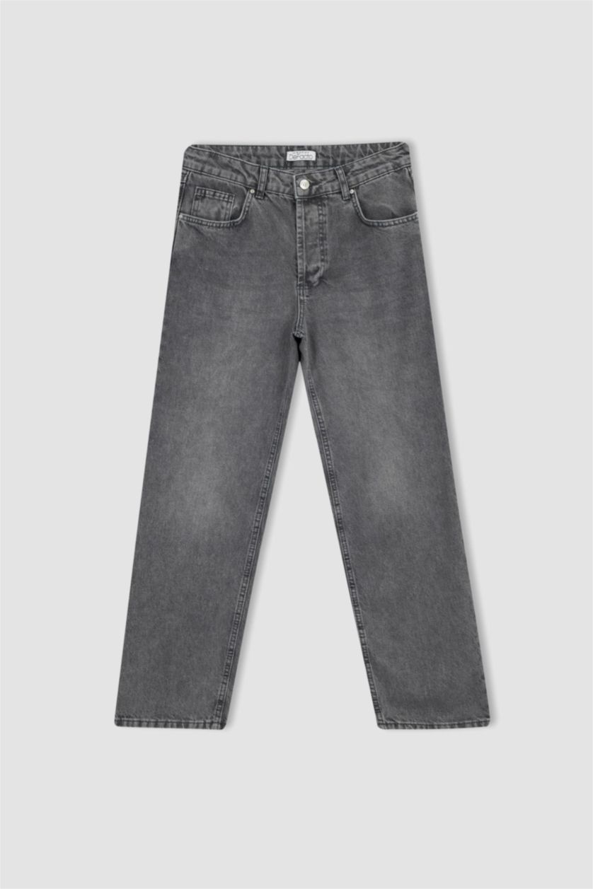 حريمي أنثرا بنطلون جينز بوي فريند قصة مستقيمة