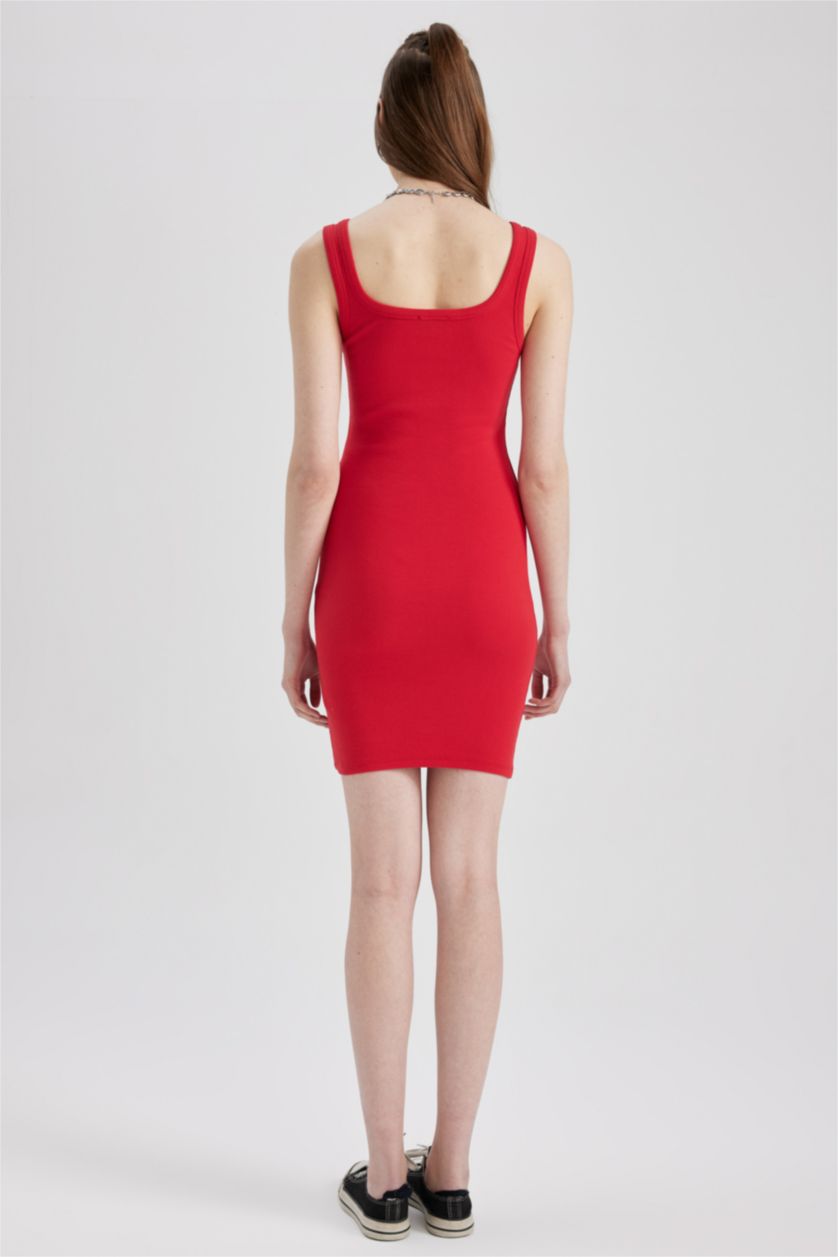 WOMAN Red Camisole Mini Dress