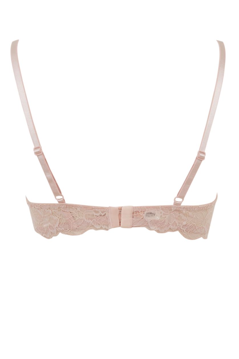 FEMME Bordeaux Soutien-gorge en dentelle sans rembourrage avec armatures de Fall in Love