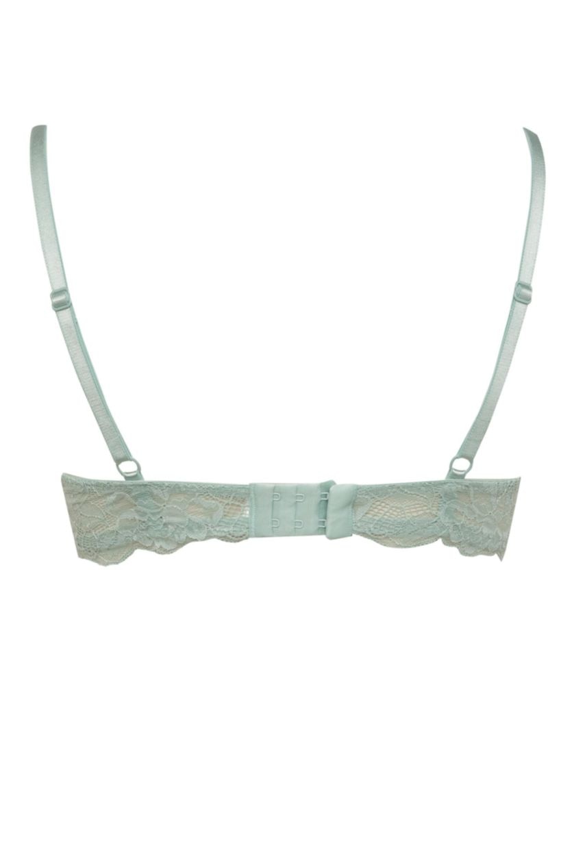 WOMAN Mint Fall in Love Full Lace Uncovered Bra