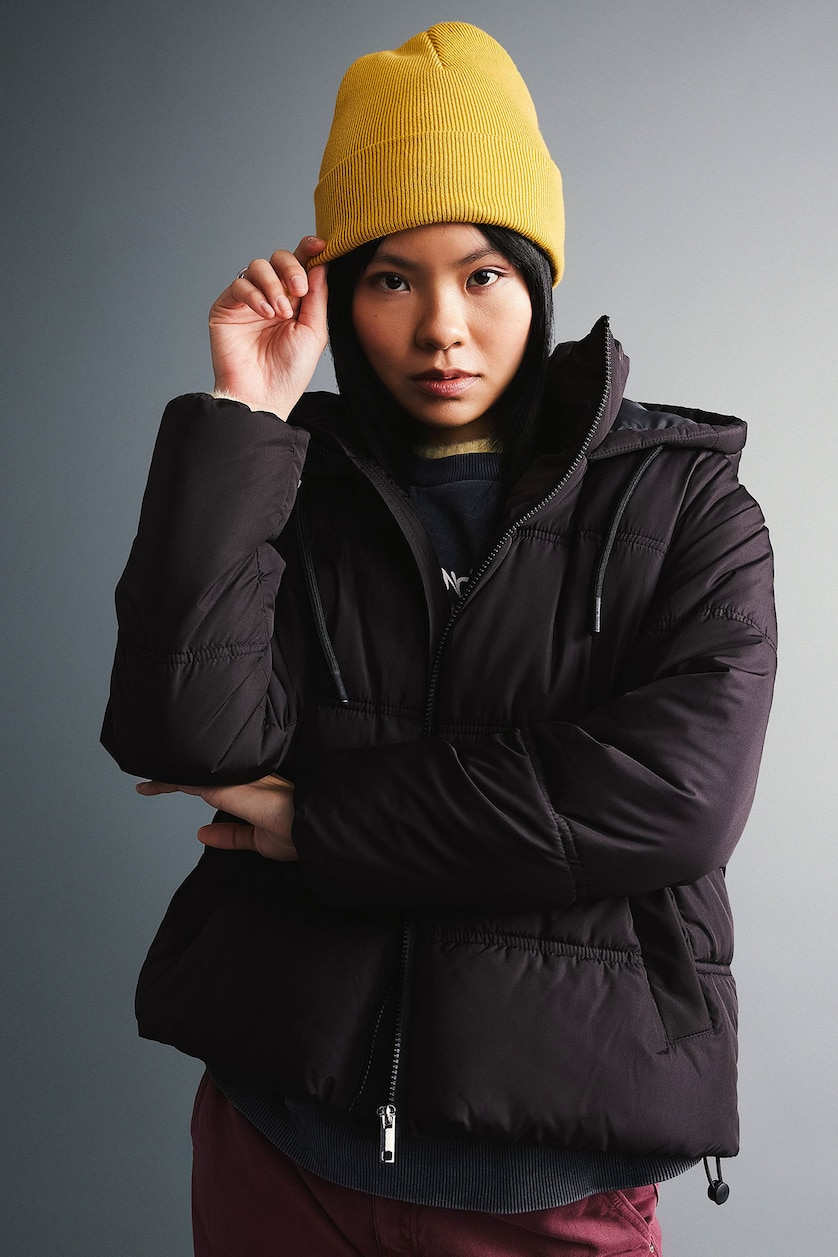 Women Black Puffer Jacket