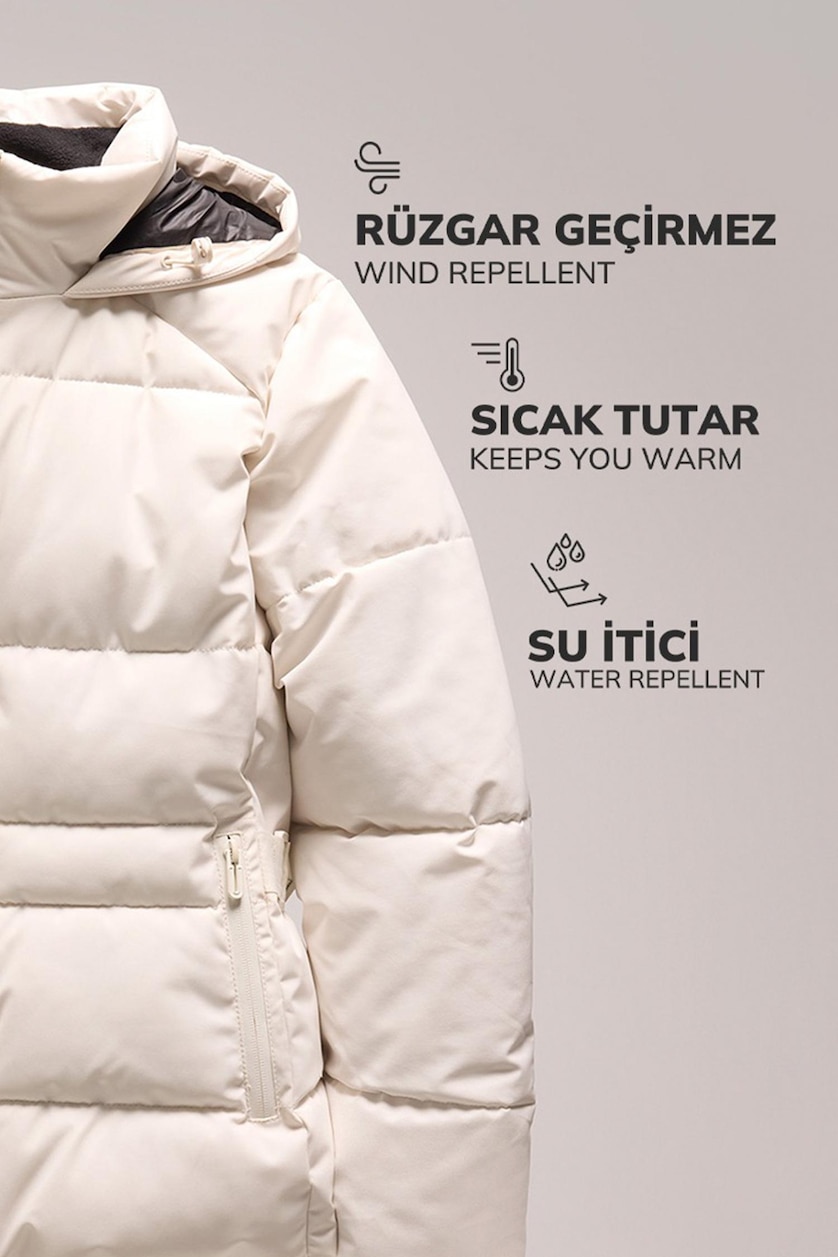 Women Black Puffer Jacket