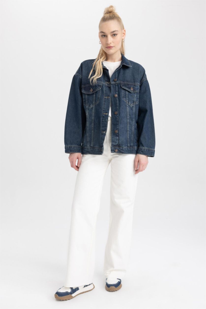 Kadın Koyu Mavi Ceket