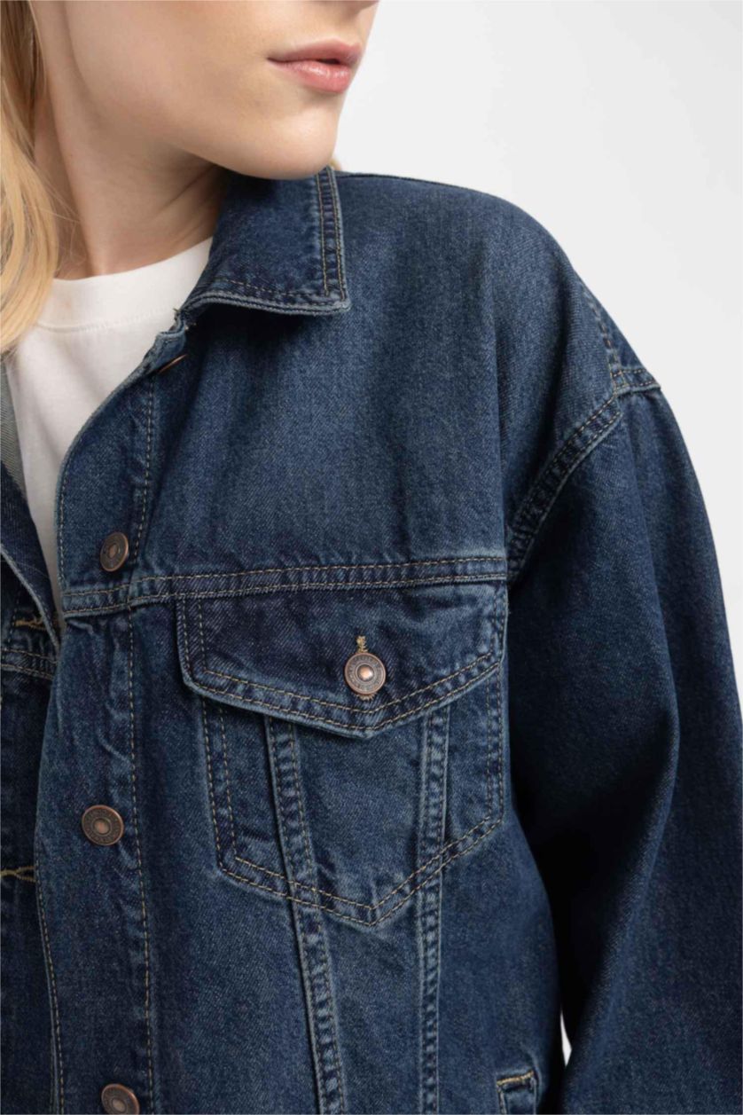 Kadın Koyu Mavi Ceket