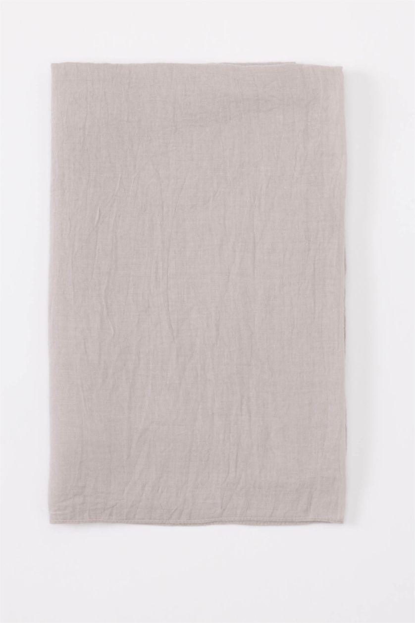 Woman Grey Woman Woven Hijab Shawl