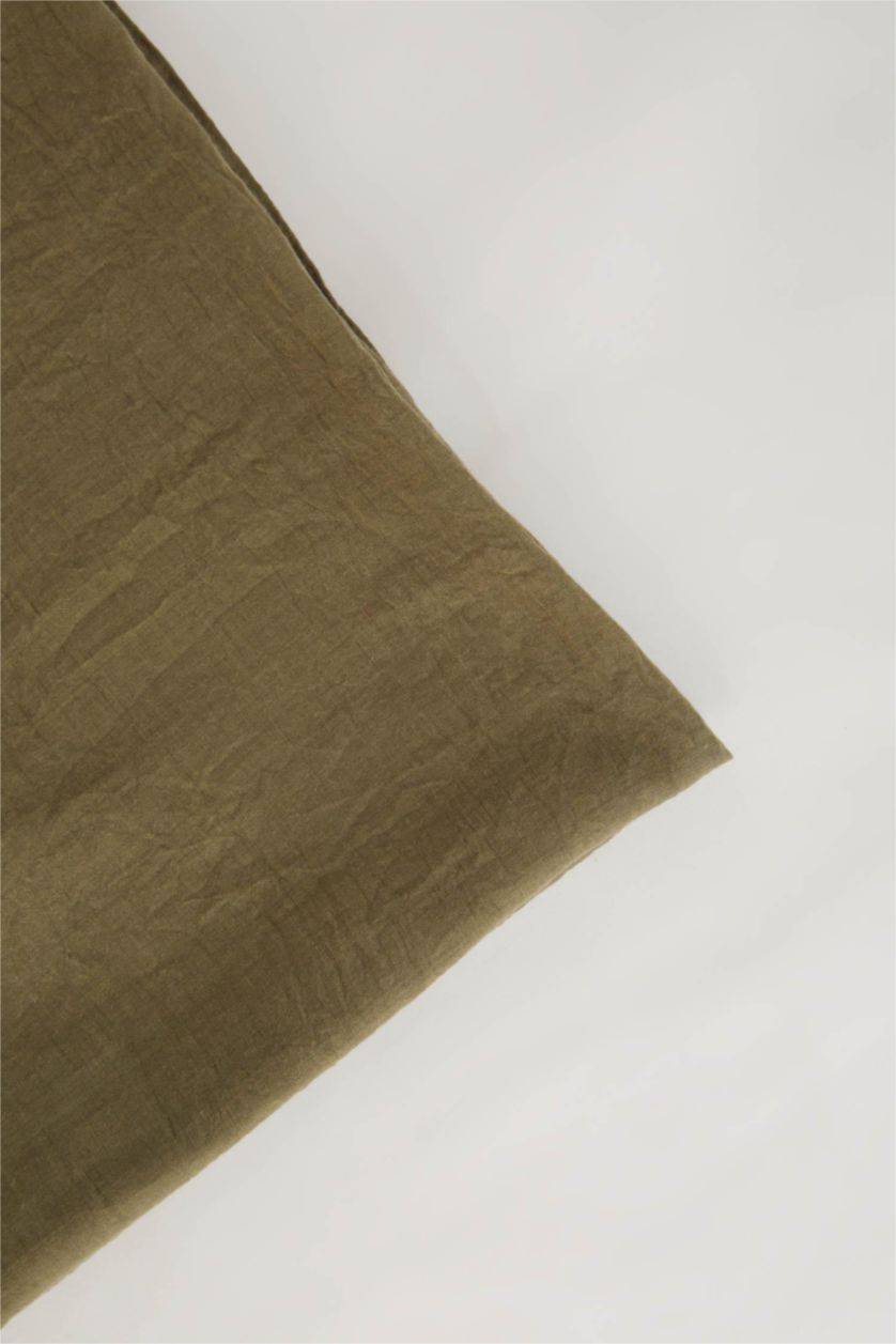 WOMAN Khaki Woman Woven Hijab Shawl