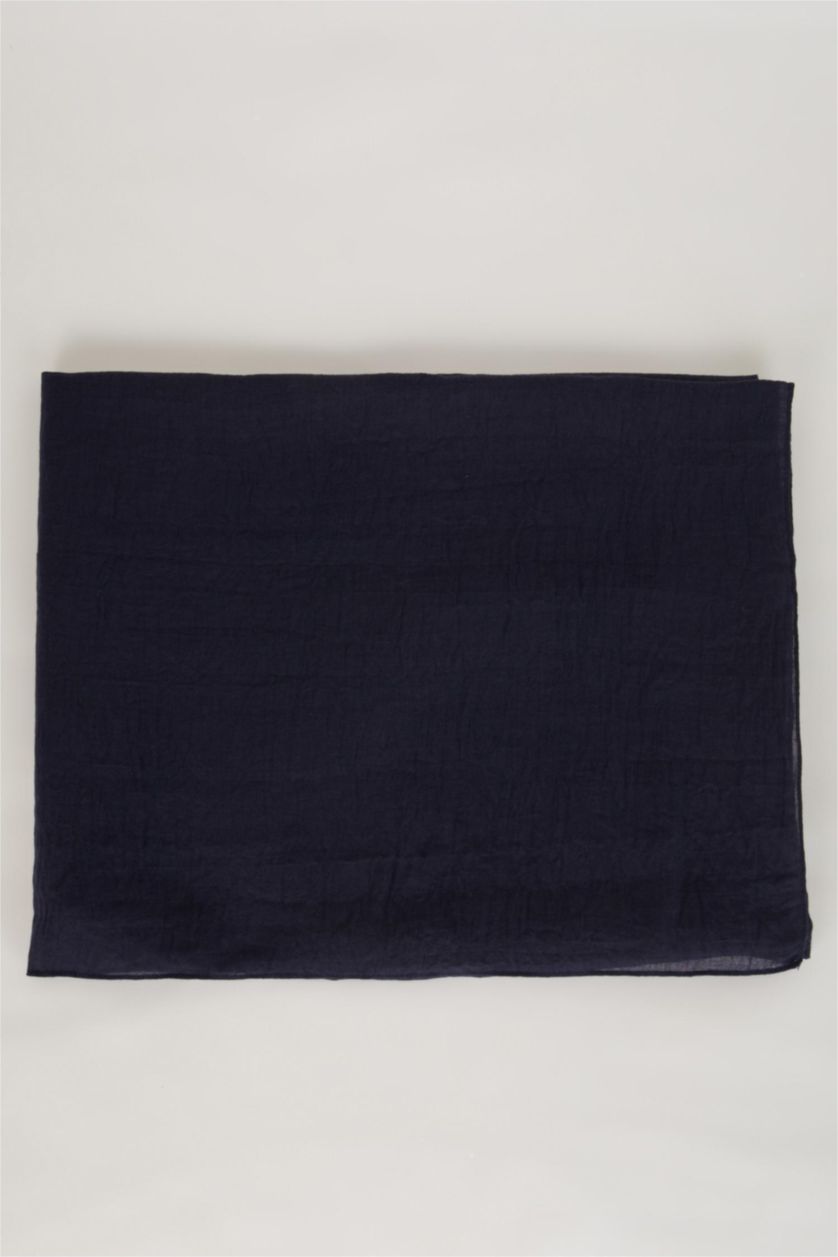 WOMAN NAVY Woman Woven Hijab Shawl