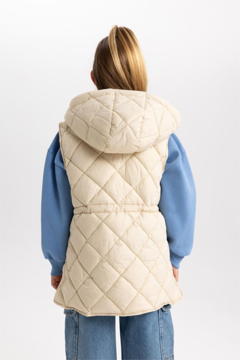 FILLES Beige Clair Veste Coupe Régulière Pour Fille