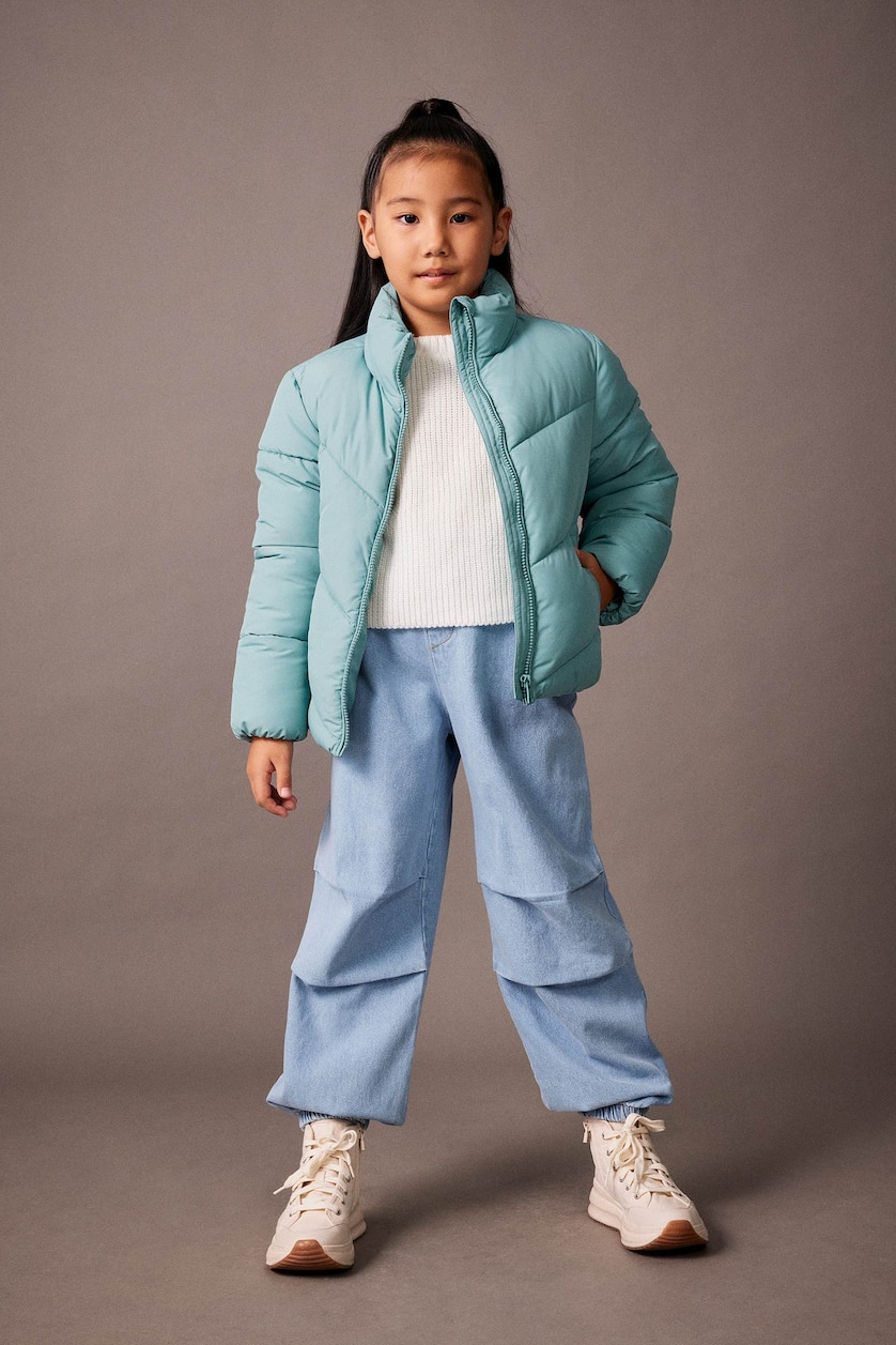 Young Girls - Teen Girls Mint Girl Fleece Lined Puffer Jacket