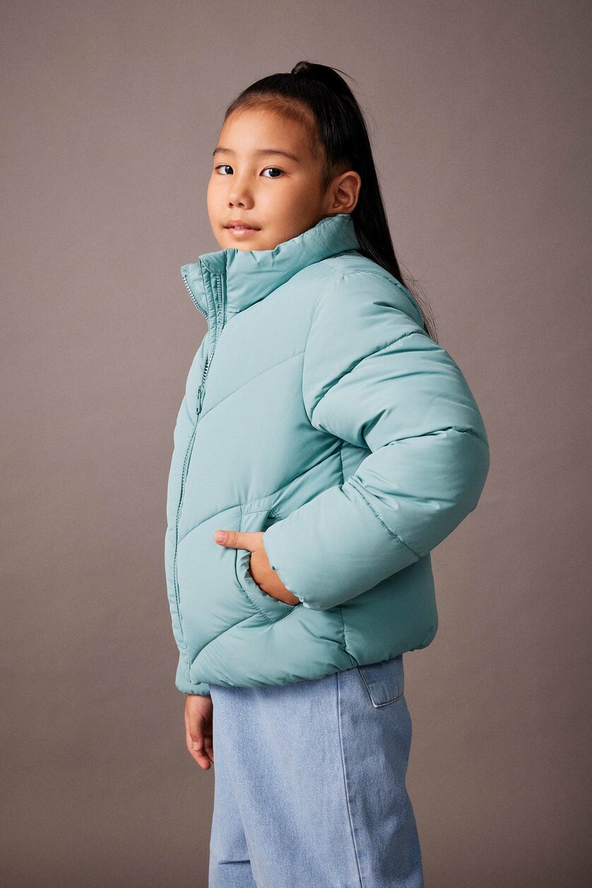 Young Girls - Teen Girls Mint Girl Fleece Lined Puffer Jacket