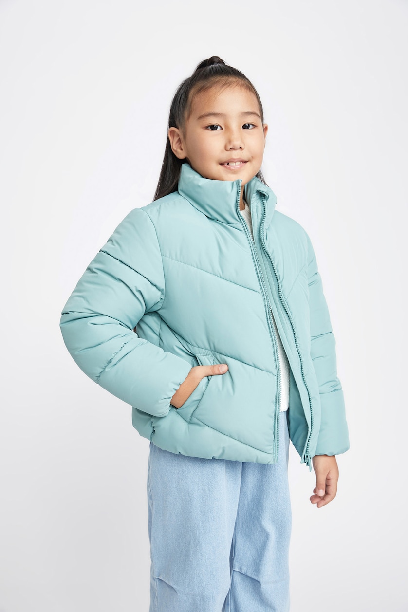 Young Girls - Teen Girls Mint Girl Fleece Lined Puffer Jacket