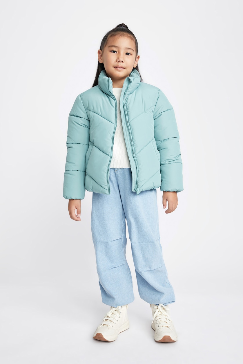 Young Girls - Teen Girls Mint Girl Fleece Lined Puffer Jacket