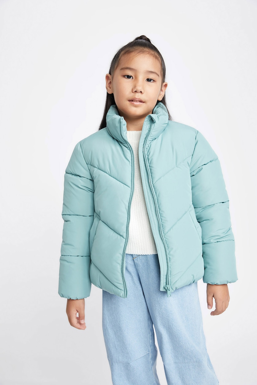 Young Girls - Teen Girls Mint Girl Fleece Lined Puffer Jacket
