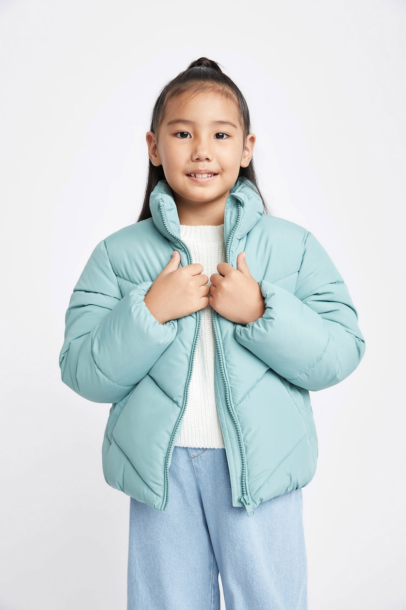 Young Girls - Teen Girls Mint Girl Fleece Lined Puffer Jacket