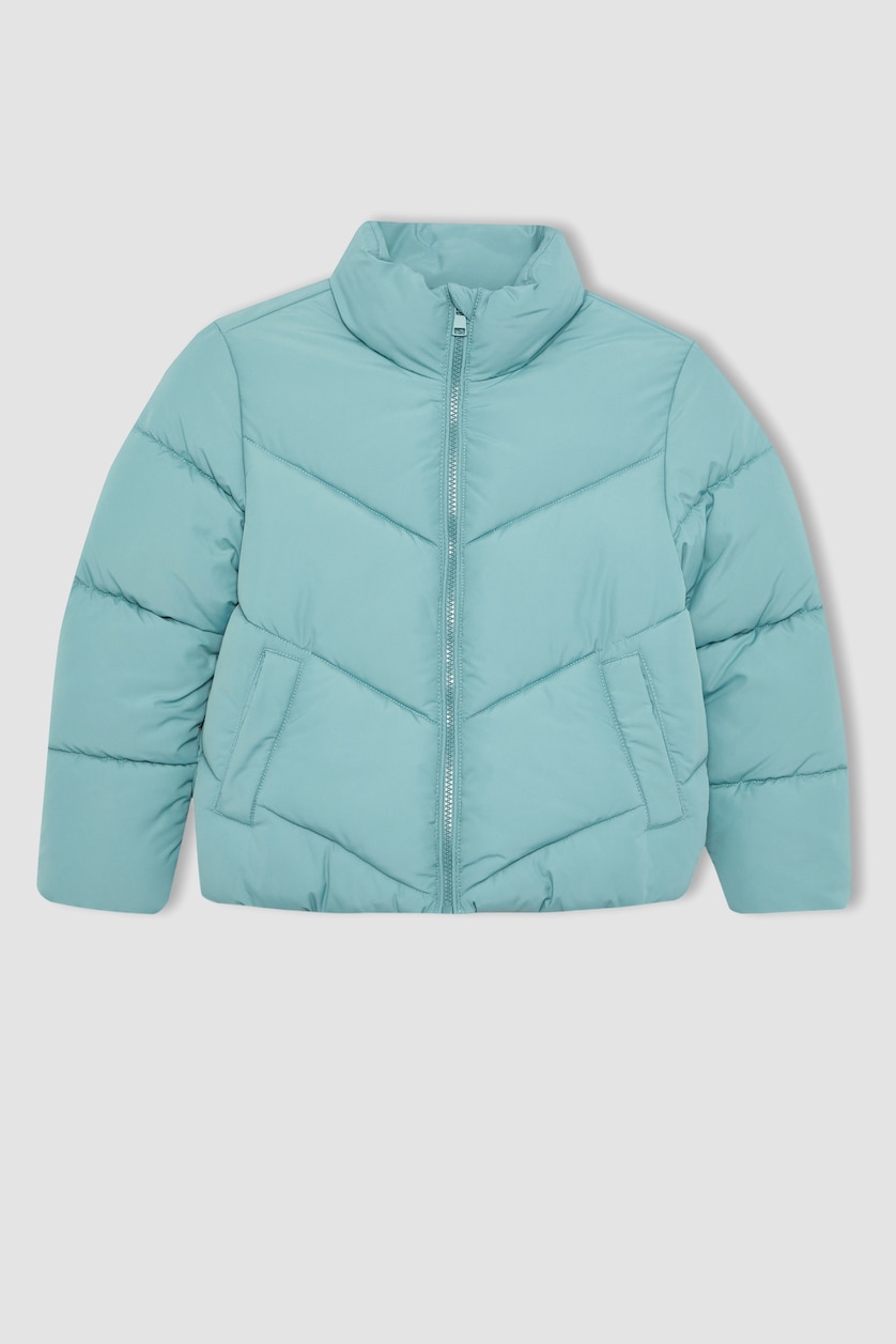 Young Girls - Teen Girls Mint Girl Fleece Lined Puffer Jacket