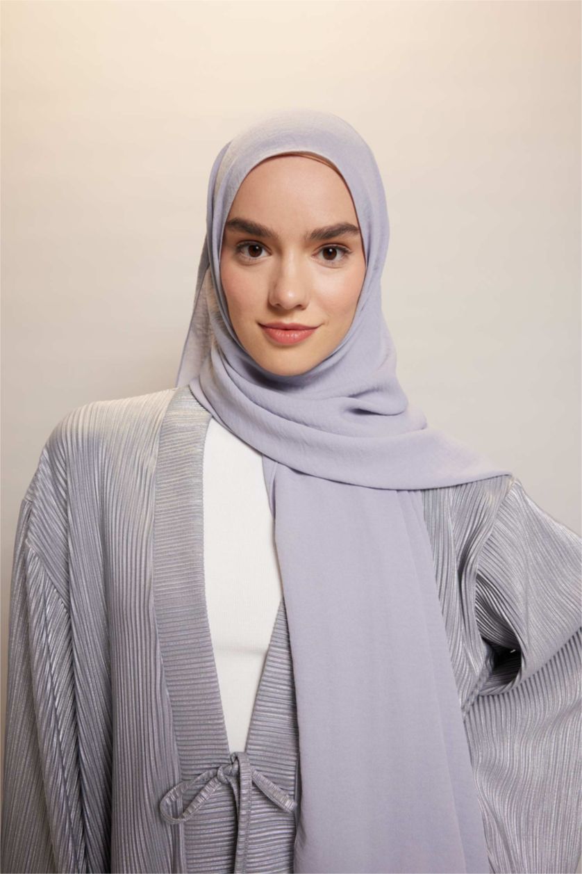 FEMME Gris Châle Hijab basique pour femme