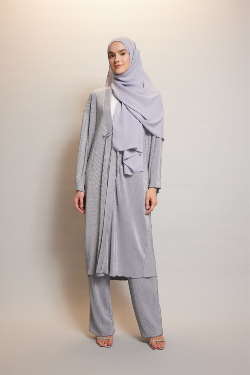 FEMME Gris Châle Hijab basique pour femme