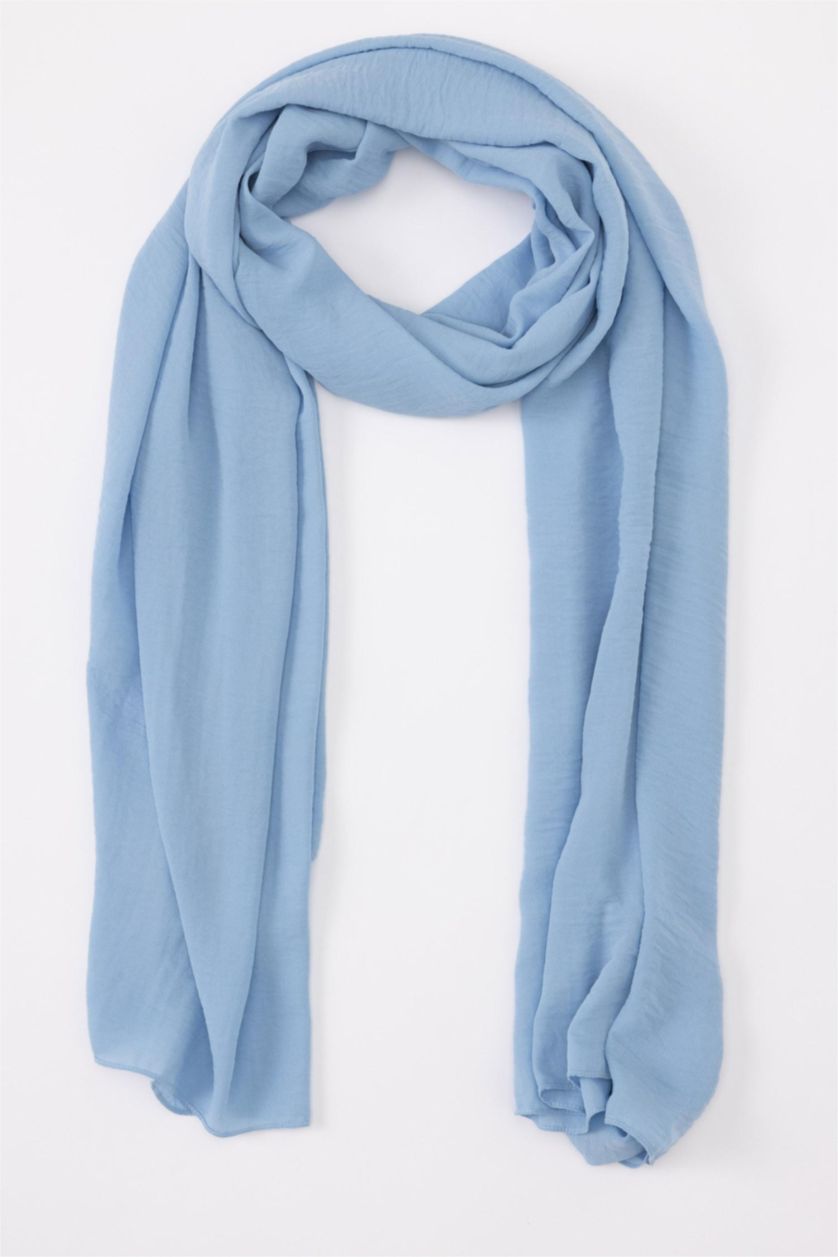 WOMAN Blue Woman Basic Hijab Shawl