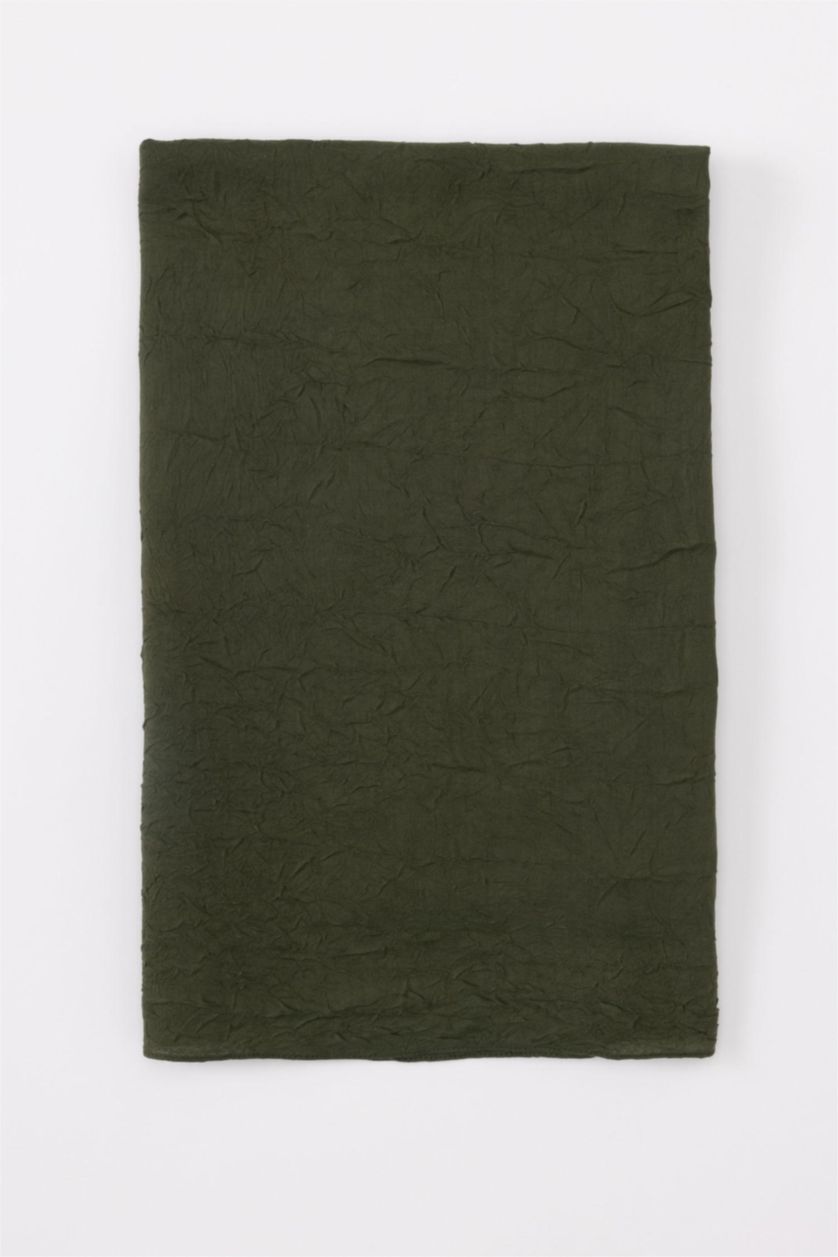 WOMAN Khaki Woman Crepe Shawl