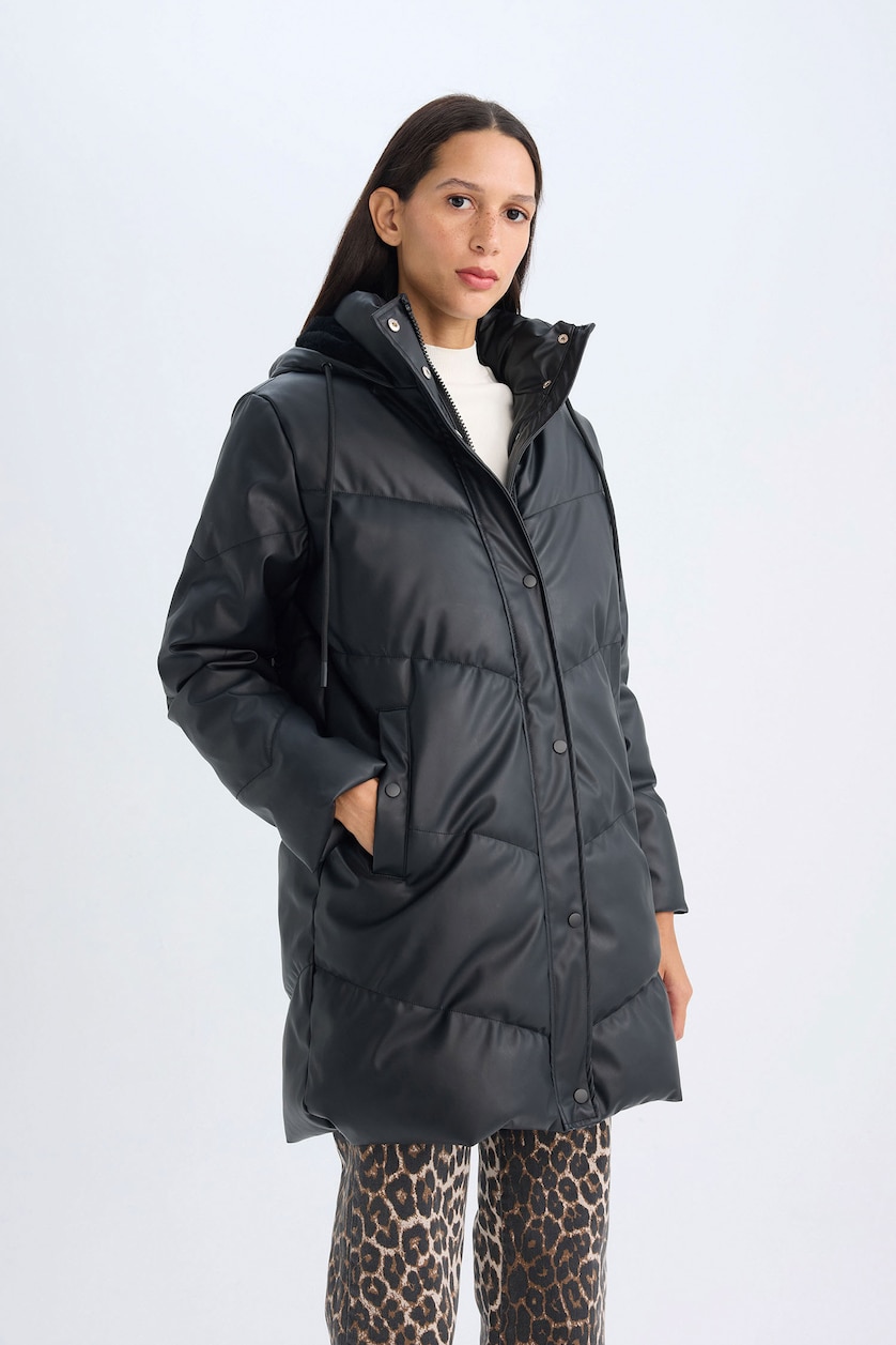 Kadın Siyah Parka