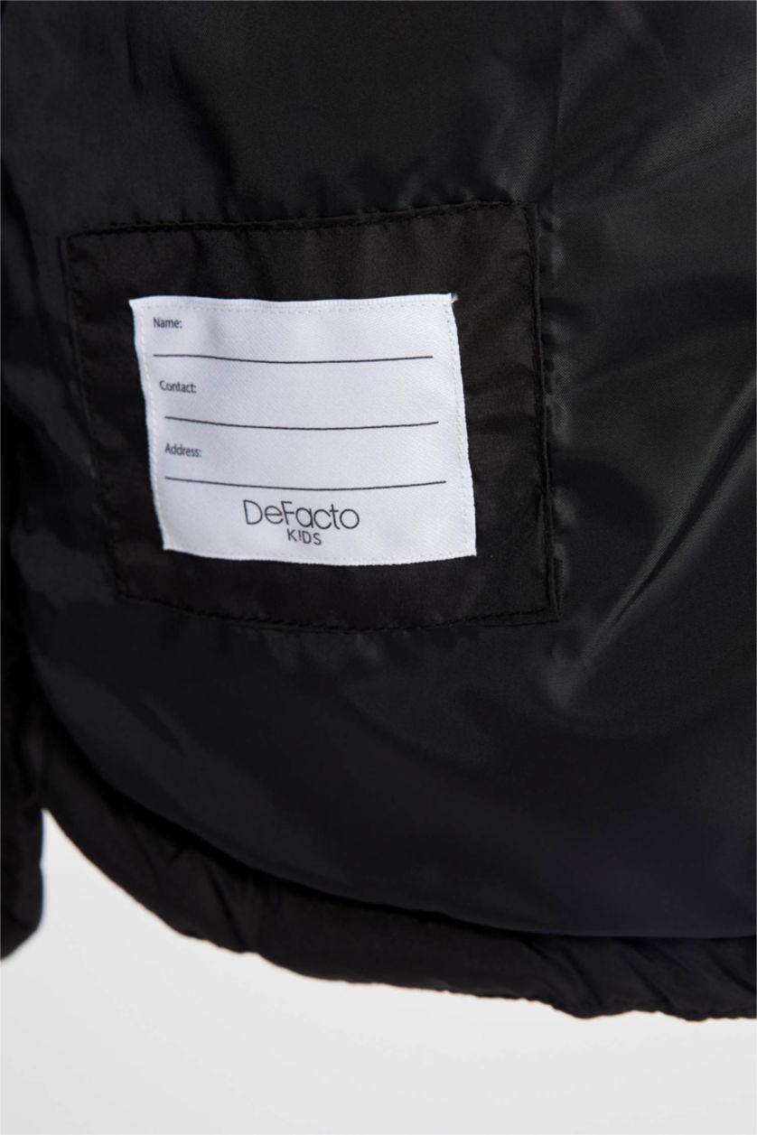 Девочки и подростки Черный Парка с капюшоном для девочек