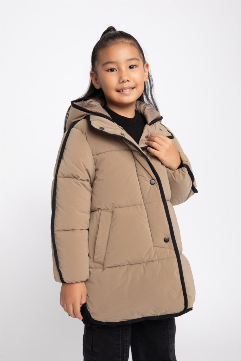 Beige Girls & Teens Girl Water Repellent Coat 2788852 | DeFacto