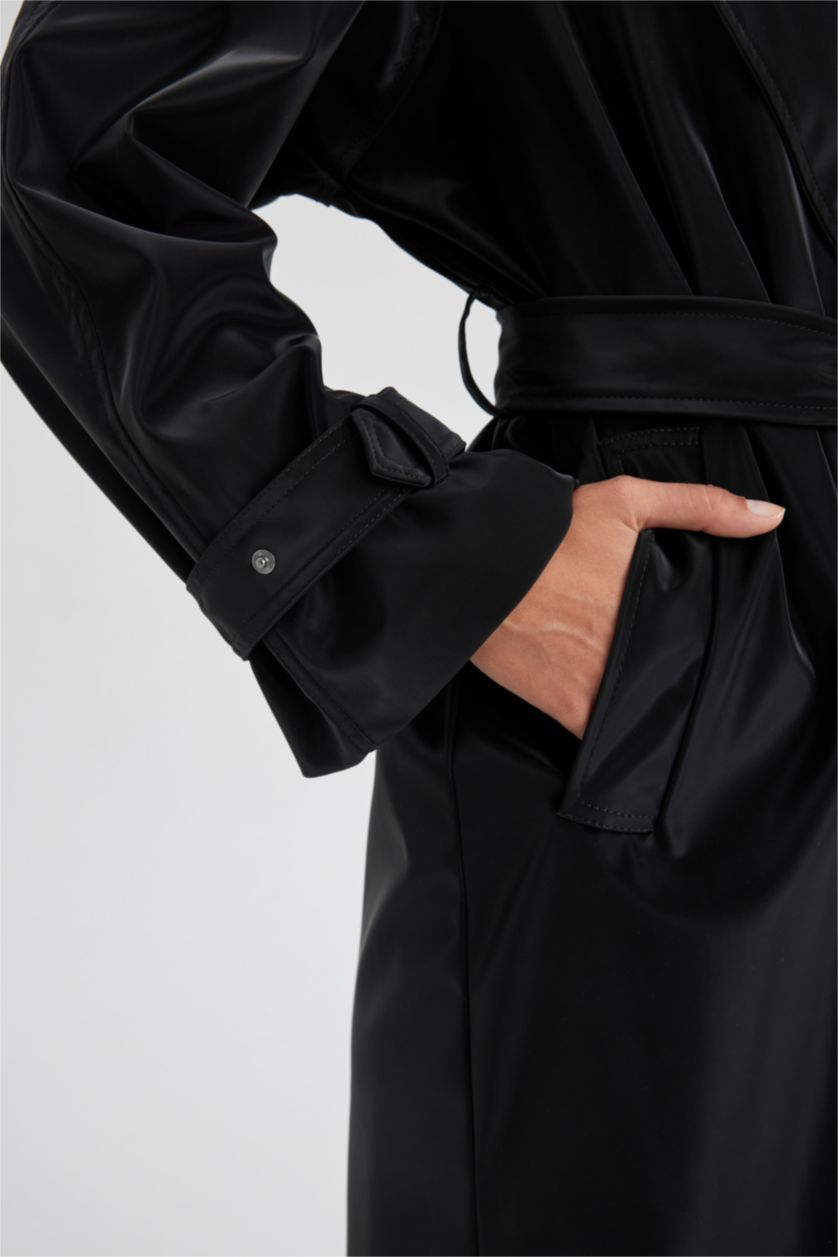 WOMAN Black Trenchcoat