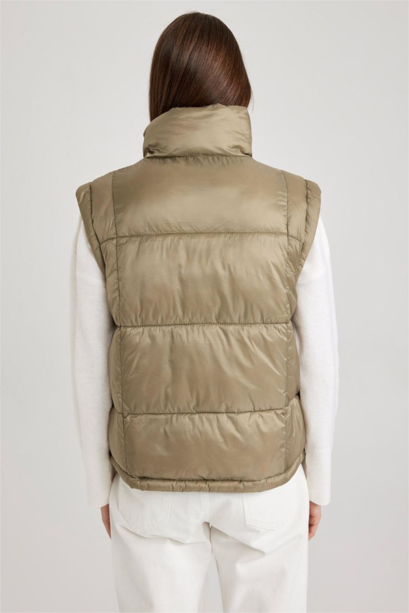 WOMAN Khaki Waterproof Vest
