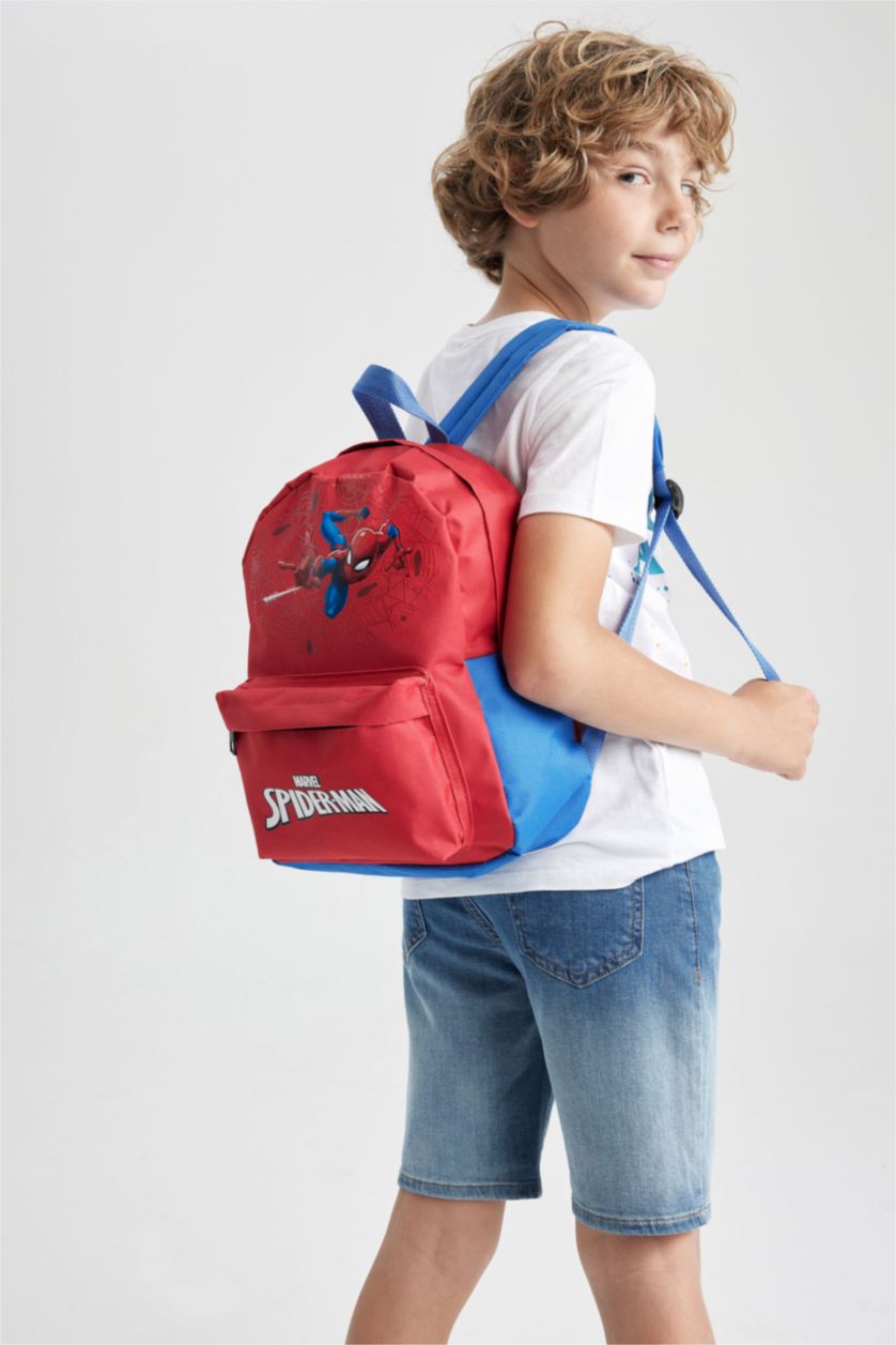 BOYS & TEENS Red Boy Marvel Spiderman Backpack
