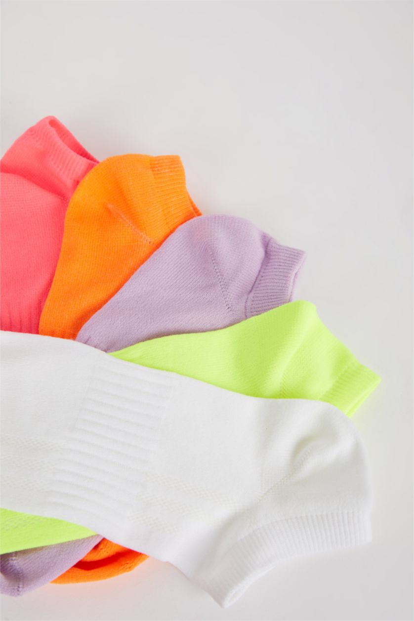 WOMAN MIXED Women's Defacto Fit 5 Pack Booties Socks