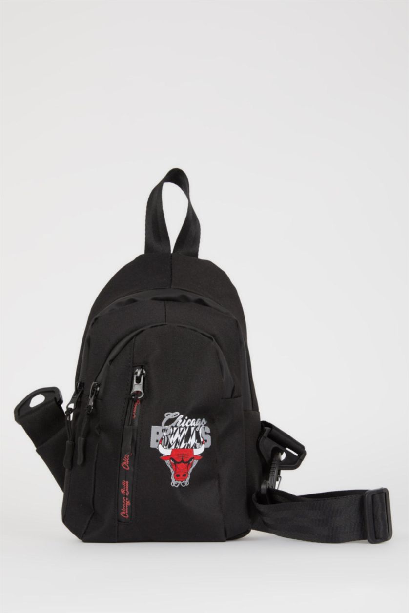 رجال أسود شنطة كروس بودي من شيكاغو بولز