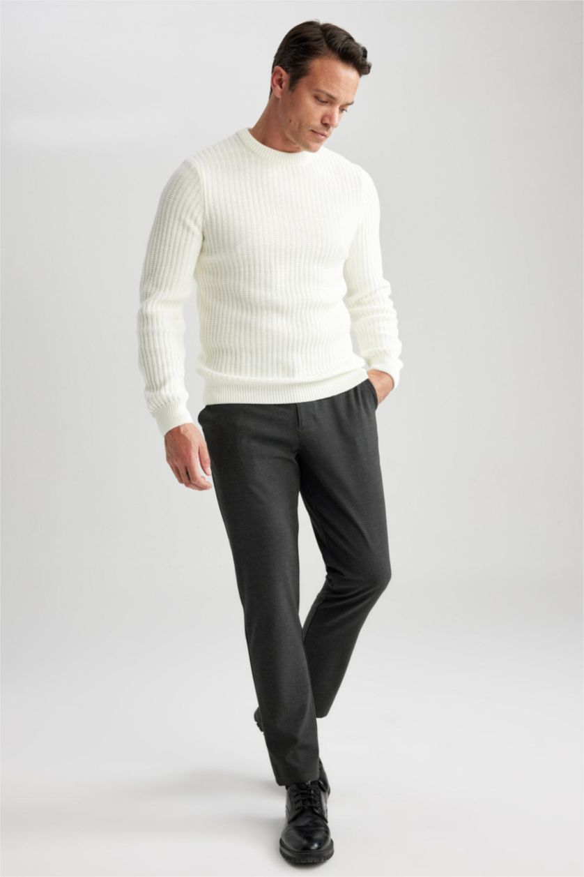 رجالي أنثرا بنطلون قصة عادية