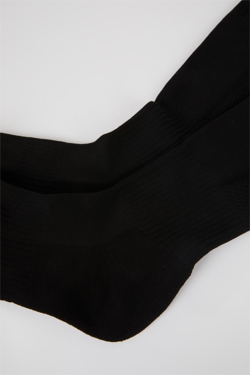 Erkek Siyah Erkek DeFactoFit Futbol Çorabı